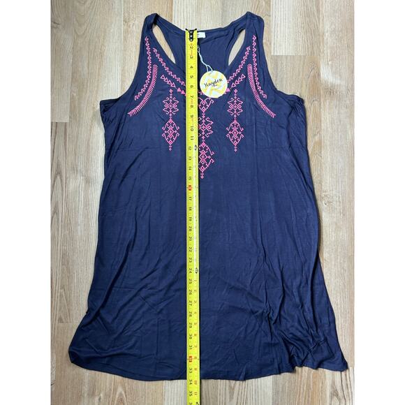 Hayden‎ Los Angeles Tank Dress in Navy Blue Size L - Picture 7 of 7